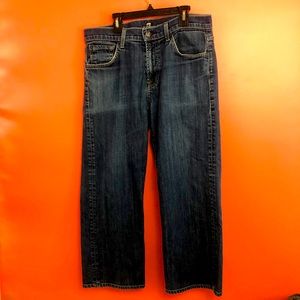 7 for all mankind relaxed jeans sz 33